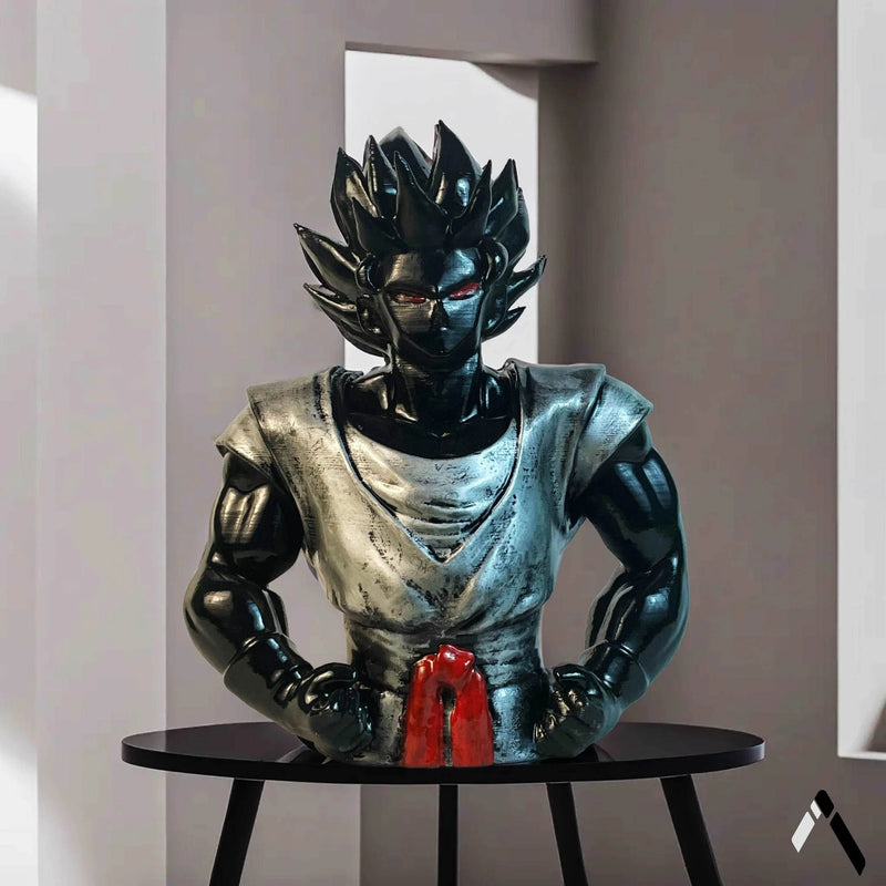 Goku Black Dragon Ball Z Bust Dark Metallic — Anime Collectible India | Archadia Decors