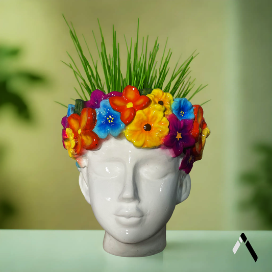 Flower Band Head Planter - Archadia