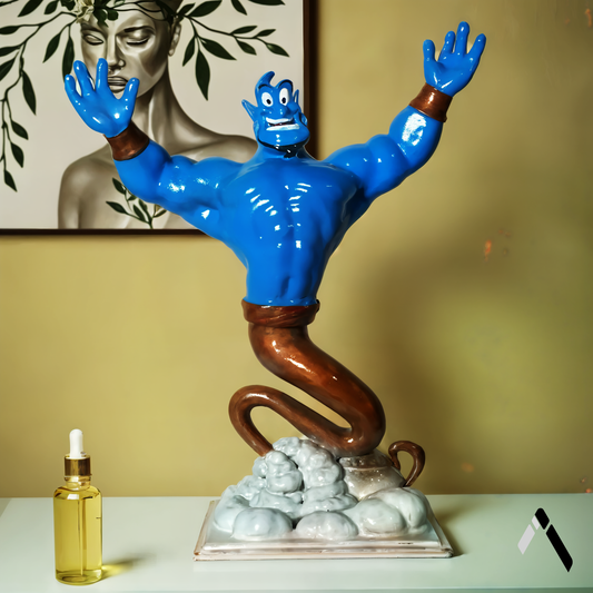 Aladdin Genie Statue