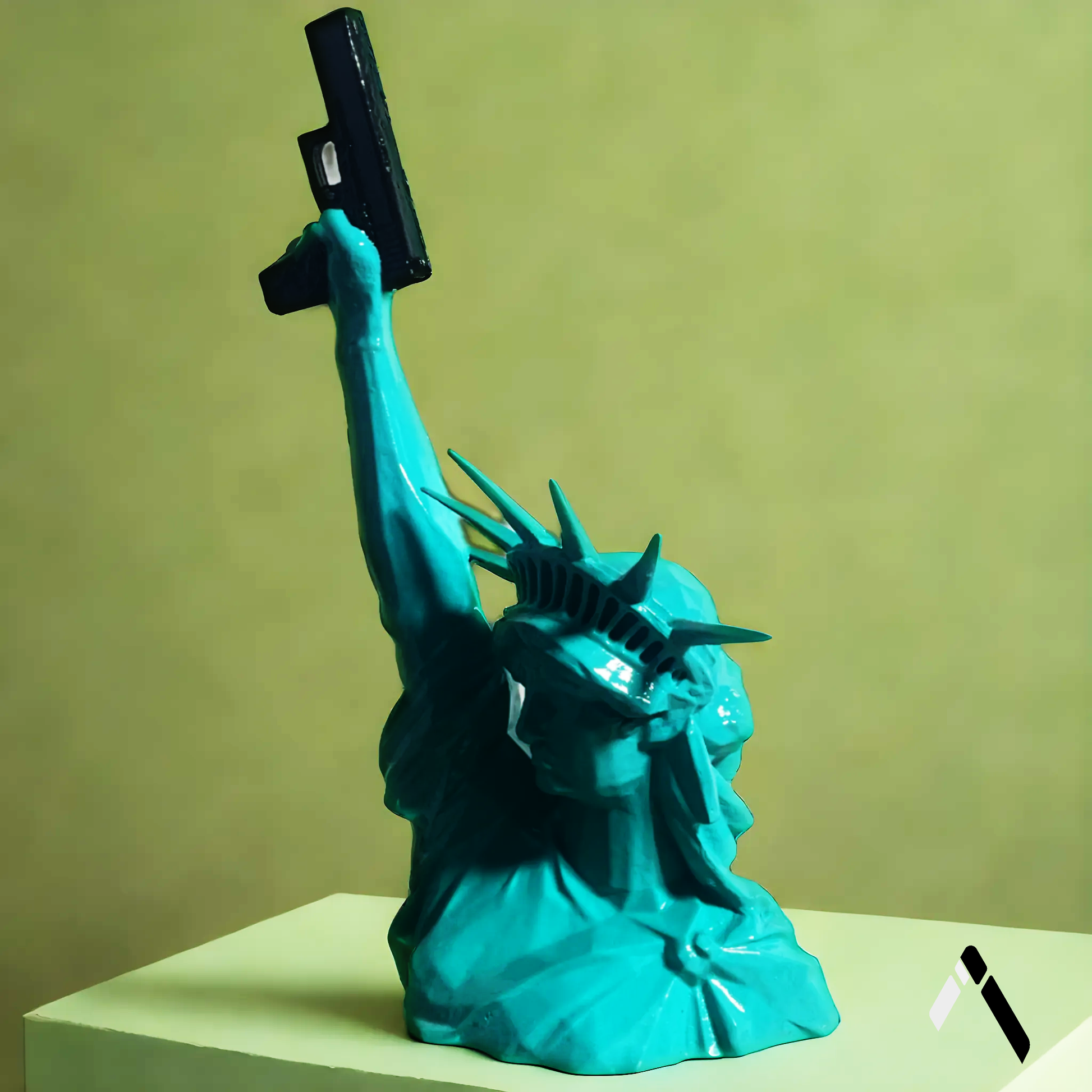 Statue of Liberty with Gun - Archadia