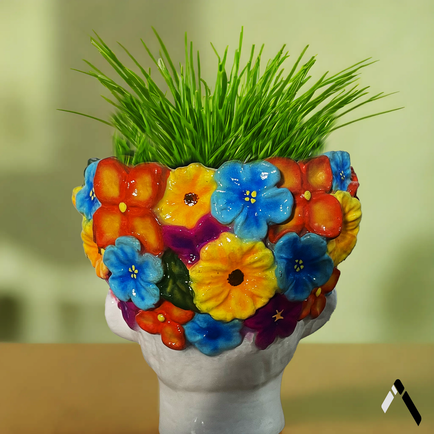 Flower Band Head Planter - Archadia