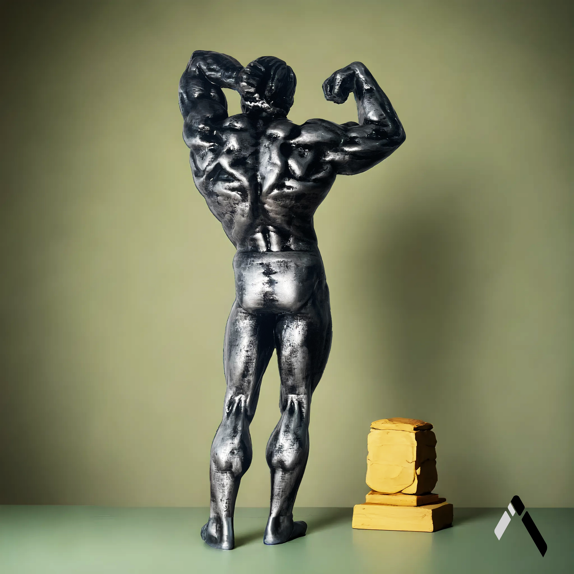 Arnold Schwarzenegger Classic Pose Sculpture - Archadia