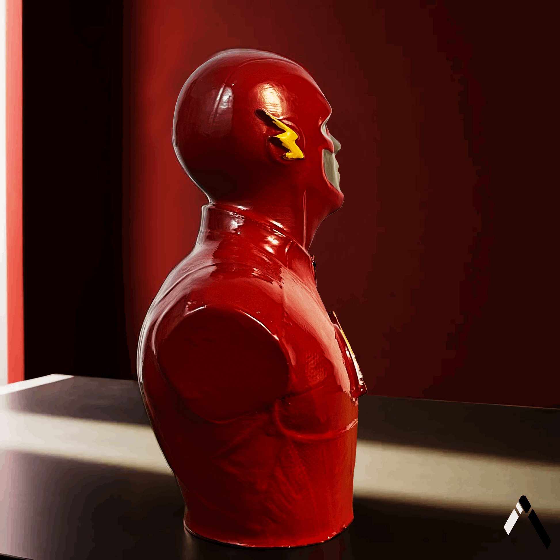 DC Flash Bust Sculpture - Red Suit