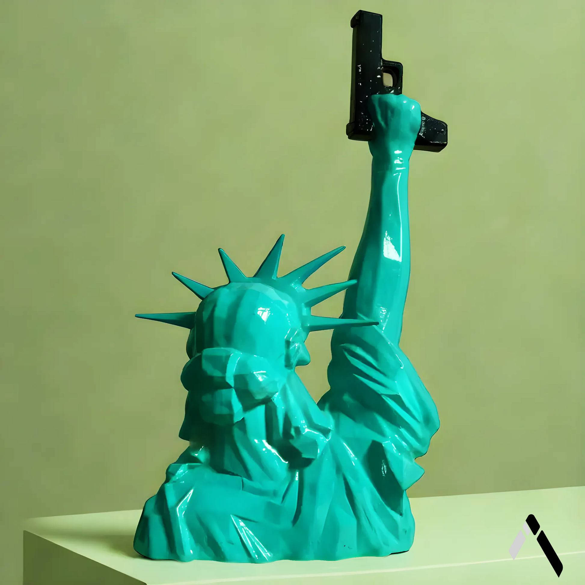 Statue of Liberty with Gun - Archadia