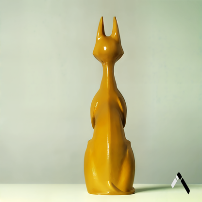 Abstract Cat Statue