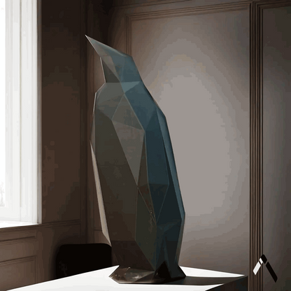 Abstract Penguin Sculpture