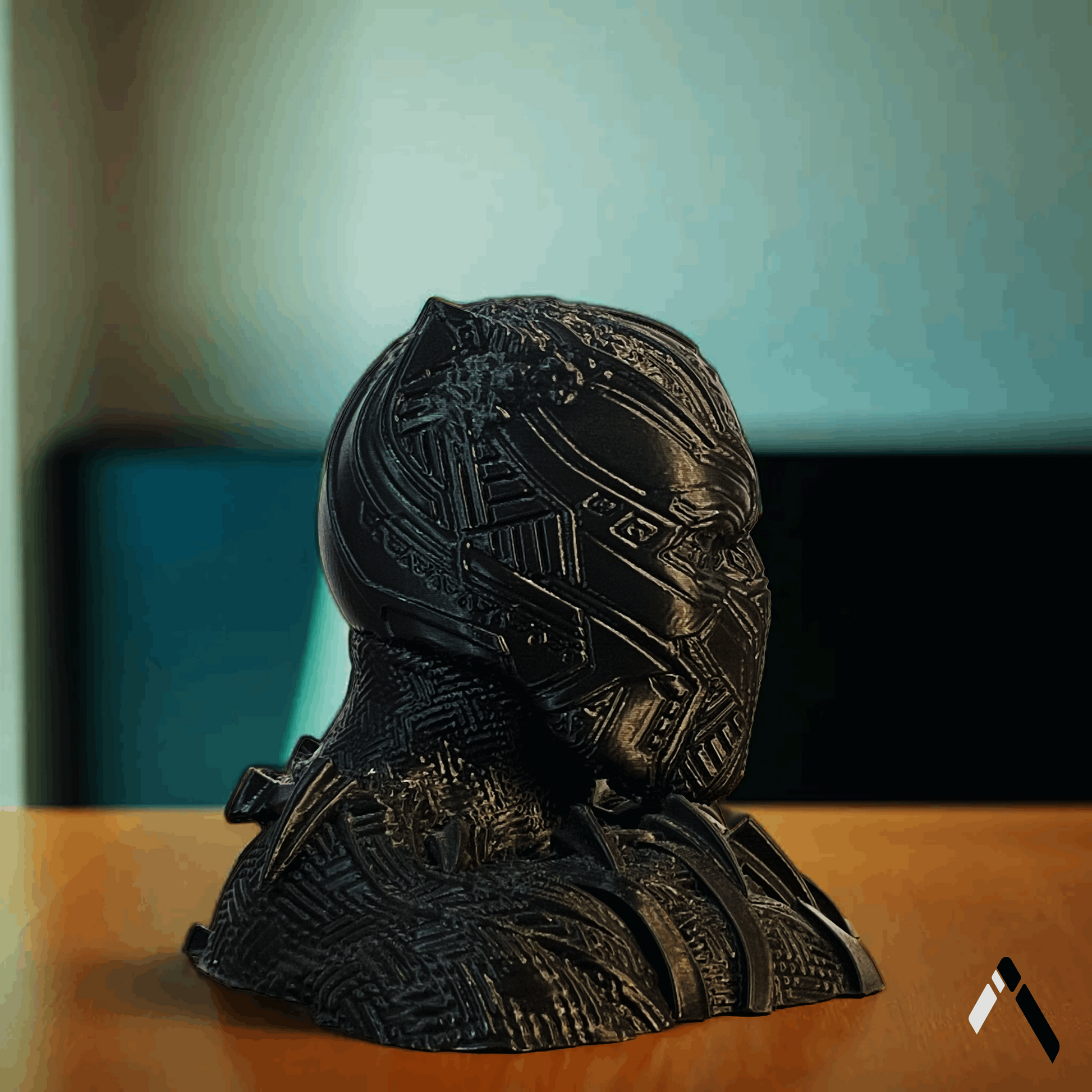 Black Panther Bust sculpture