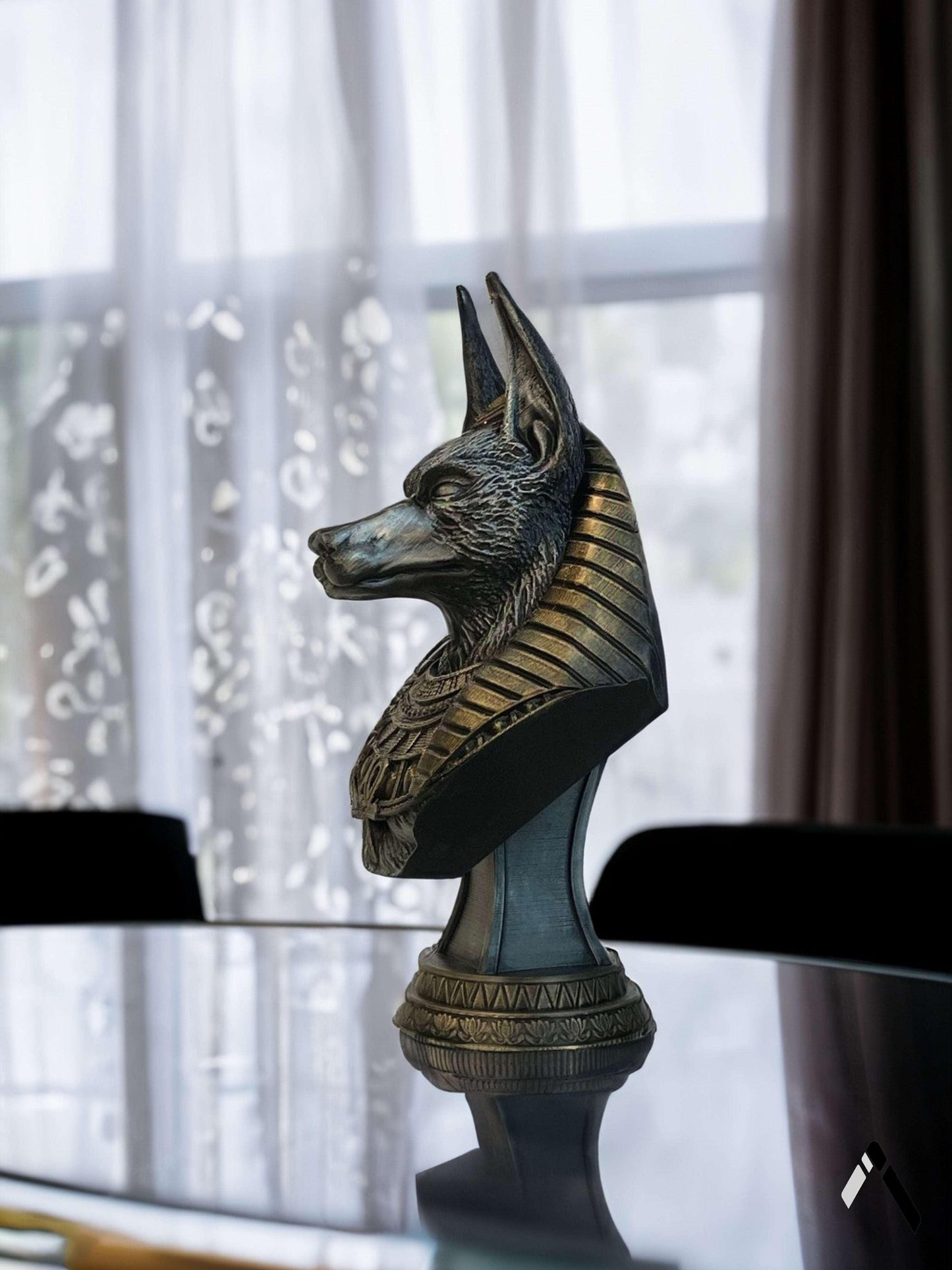 Anubis Bust Sculpture & Tabletop Archadia