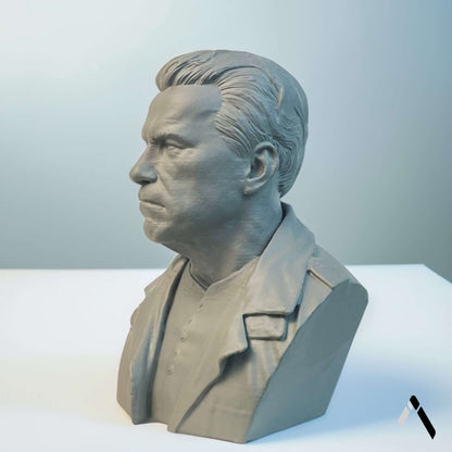 Arnold Schwarzenegger Bust Statue - Terminator Genisys 2016 Movie Archadia