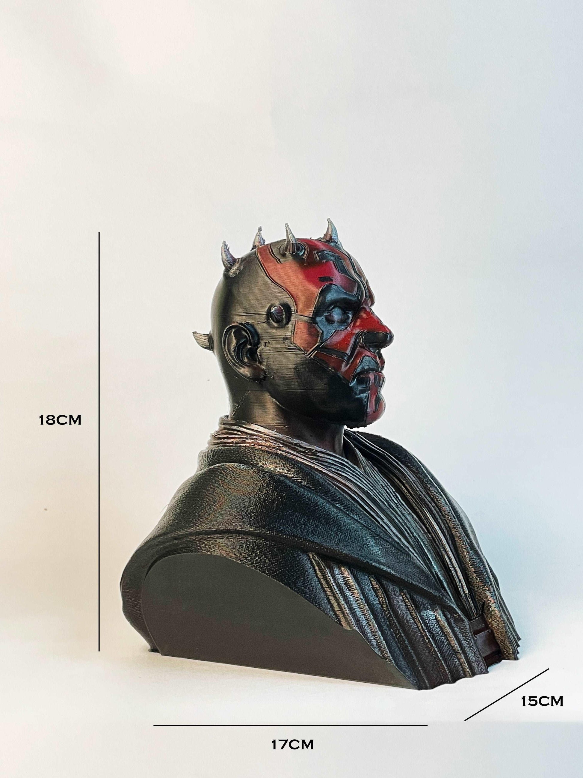 Darth Maul Bust - Sculpture & Collectible Decor Item Archadia