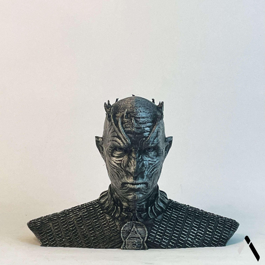 Night King Bust Sculpture Dark Matte Charcoal Game of Thrones — Collectible India | Archadia Decors