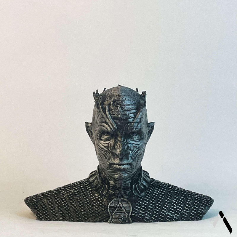 Night King Bust Sculpture Dark Matte Charcoal Game of Thrones — Collectible India | Archadia Decors