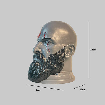 God Of War Kratos Face Sculpture Archadia