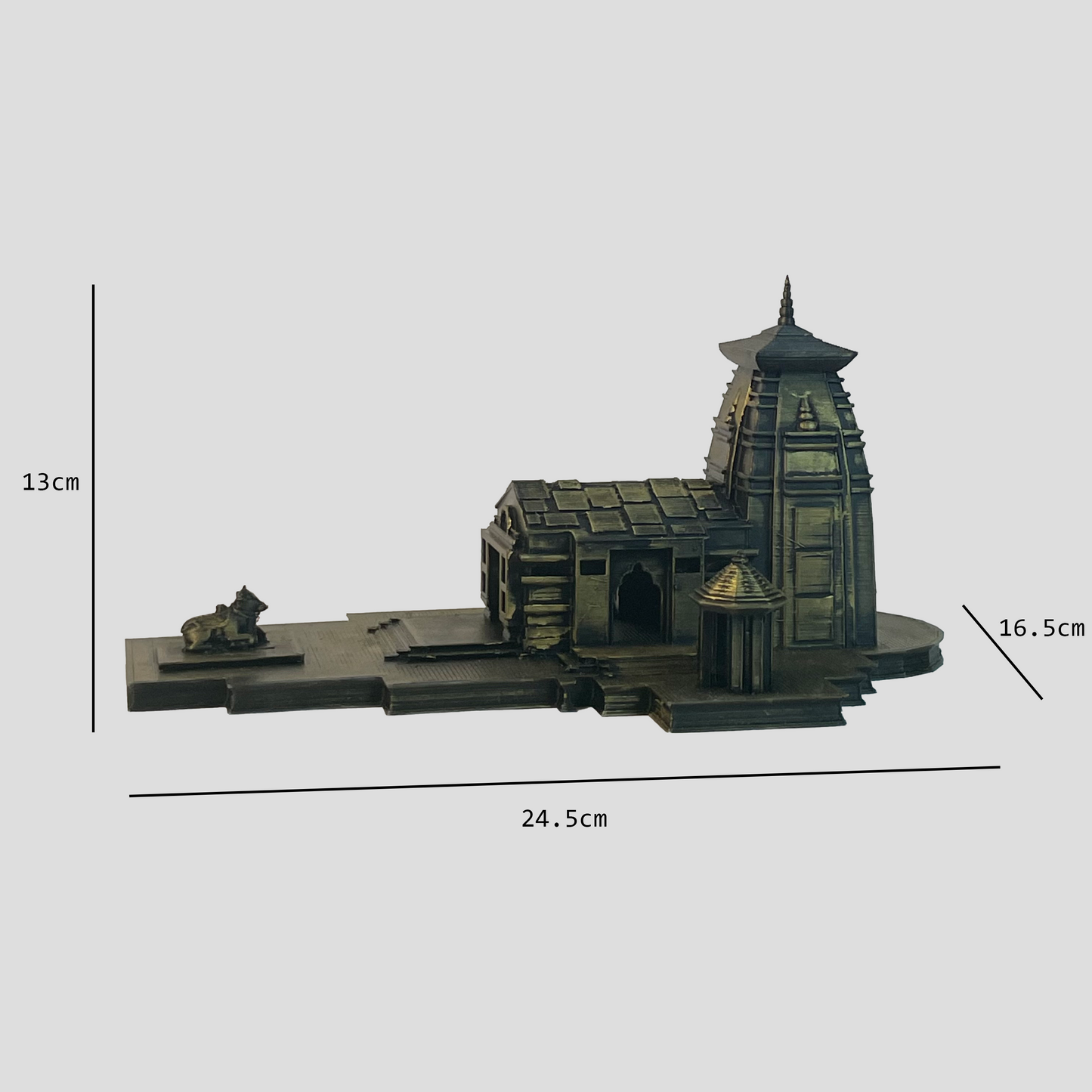 Kedarnath Temple Showpiece 3D Model - Archadia