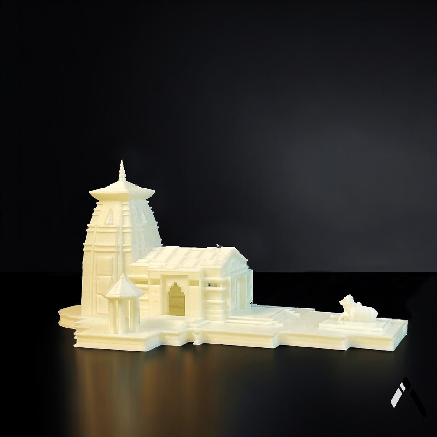 Kedarnath Temple Showpiece 3D Model Archadia