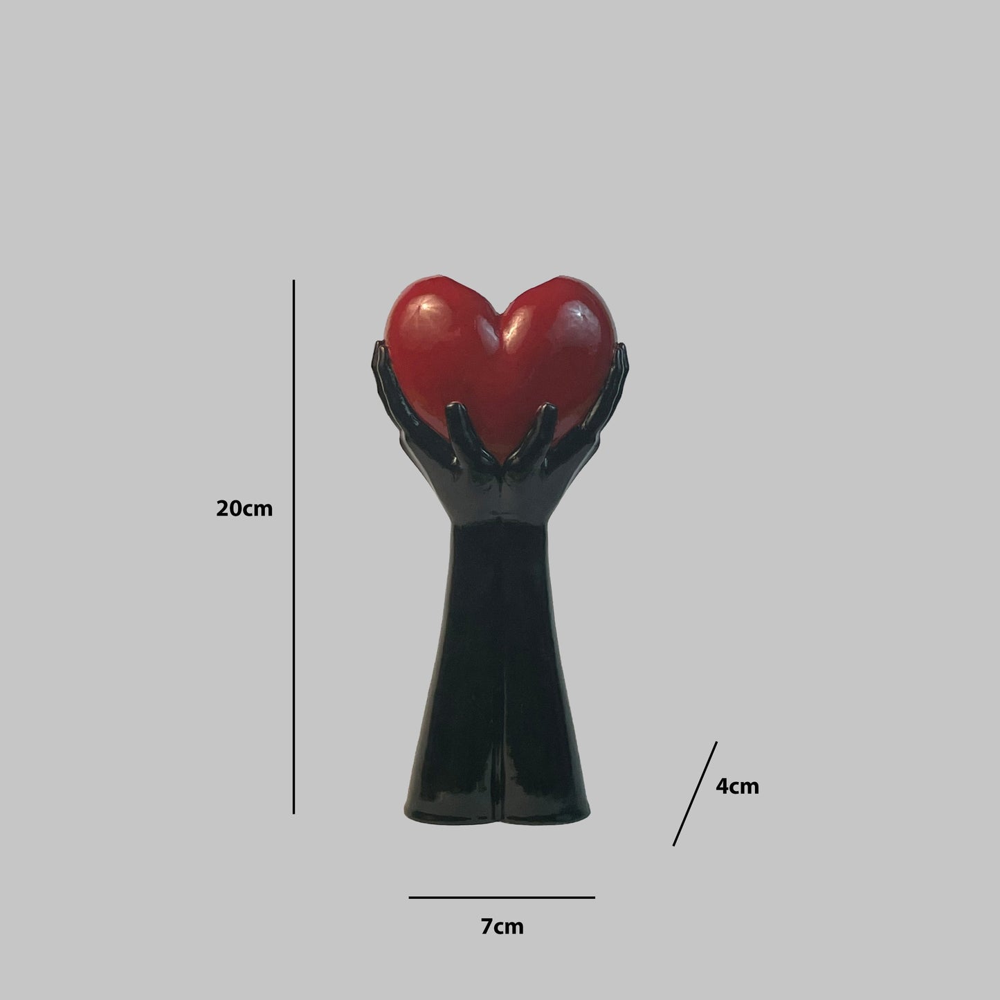 Love Heart Flower & Planter Vase Archadia