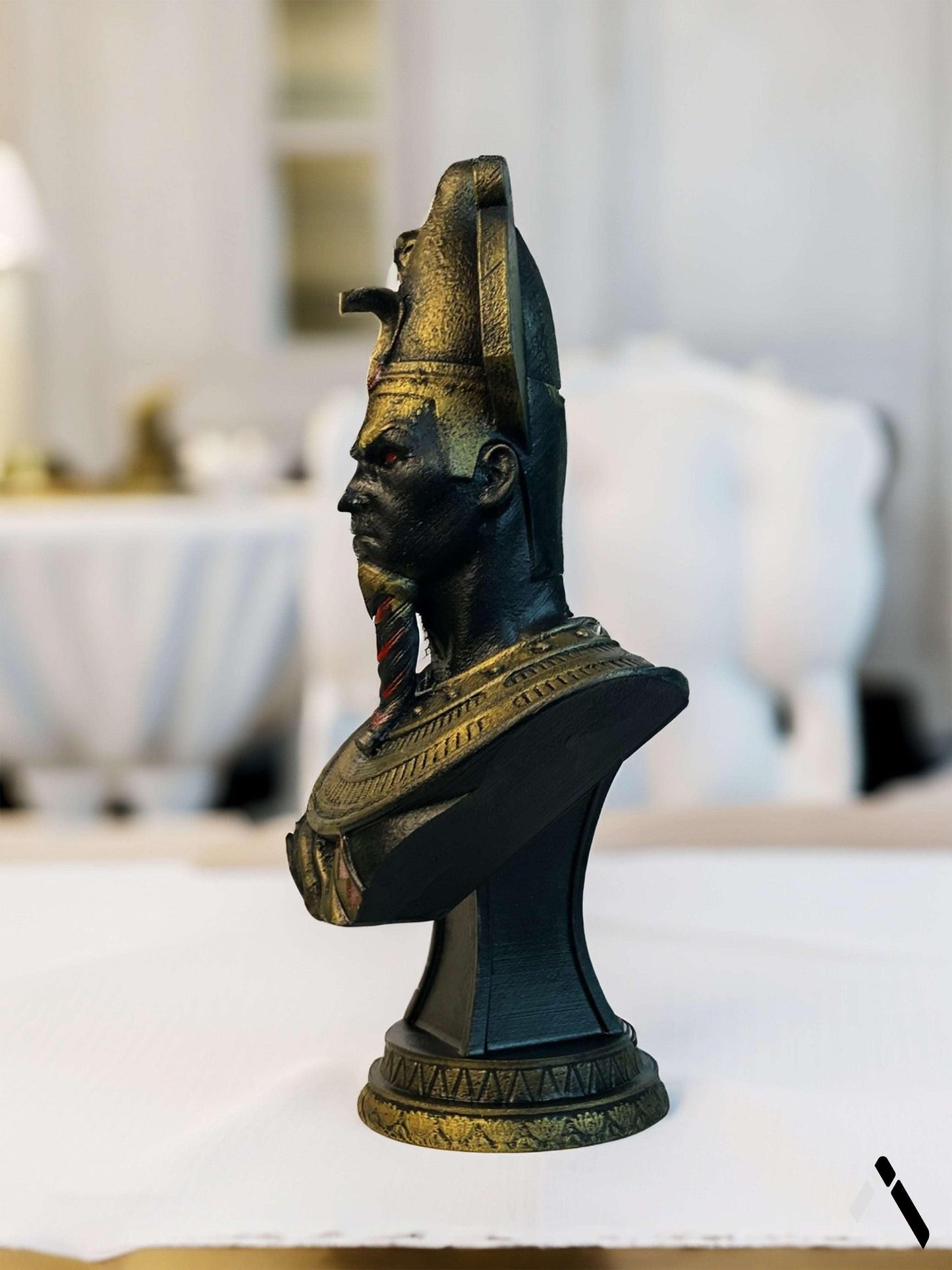 Osiris Bust Sculpture & Tabletop Decor Item Archadia