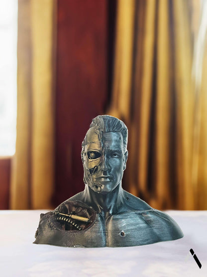 Terminator Bust Sculpture From Terminator 3 Rise Of The Machines Movie Archadia