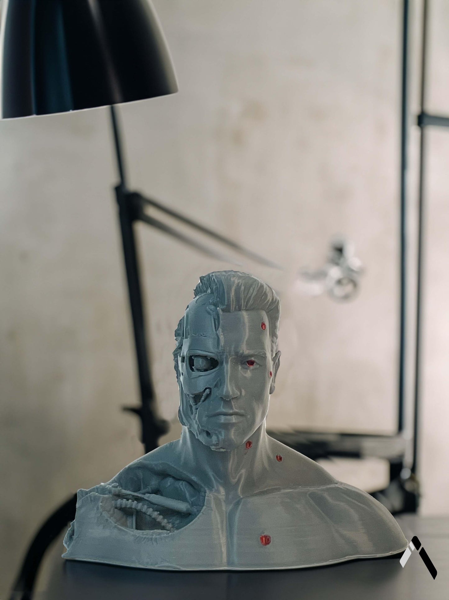 Terminator Bust Sculpture From Terminator 3 Rise Of The Machines Movie Archadia