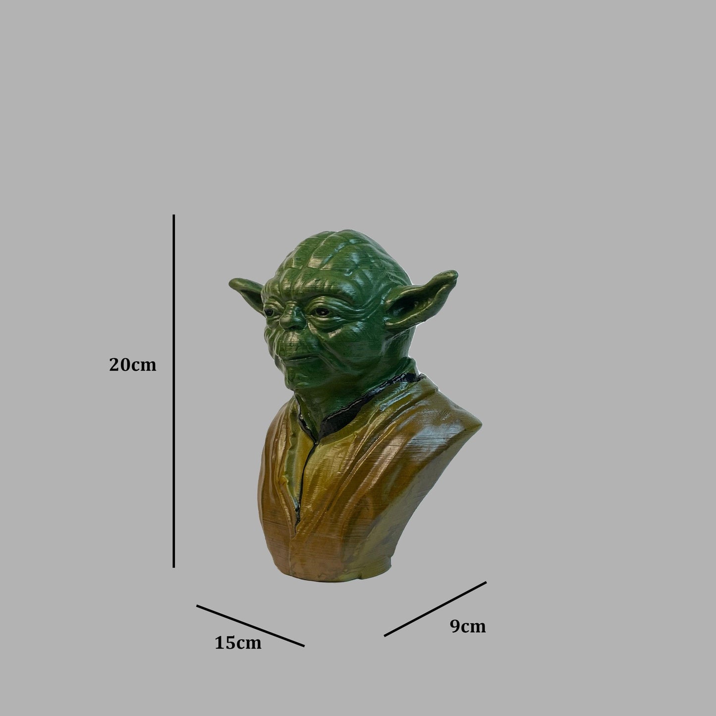 Yoda Bust Sculpture From The Movie Star Wars Archadia