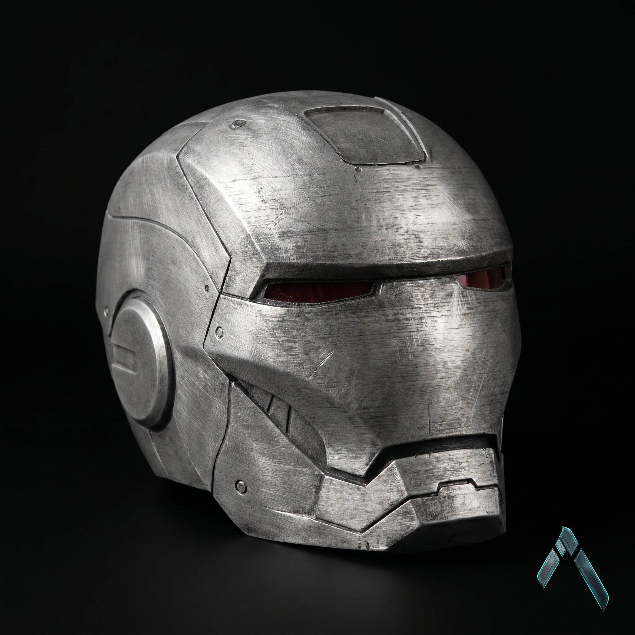 War Machine Helmet Sculpture | Battle-Worn Steel Finish | Marvel Collectible India
