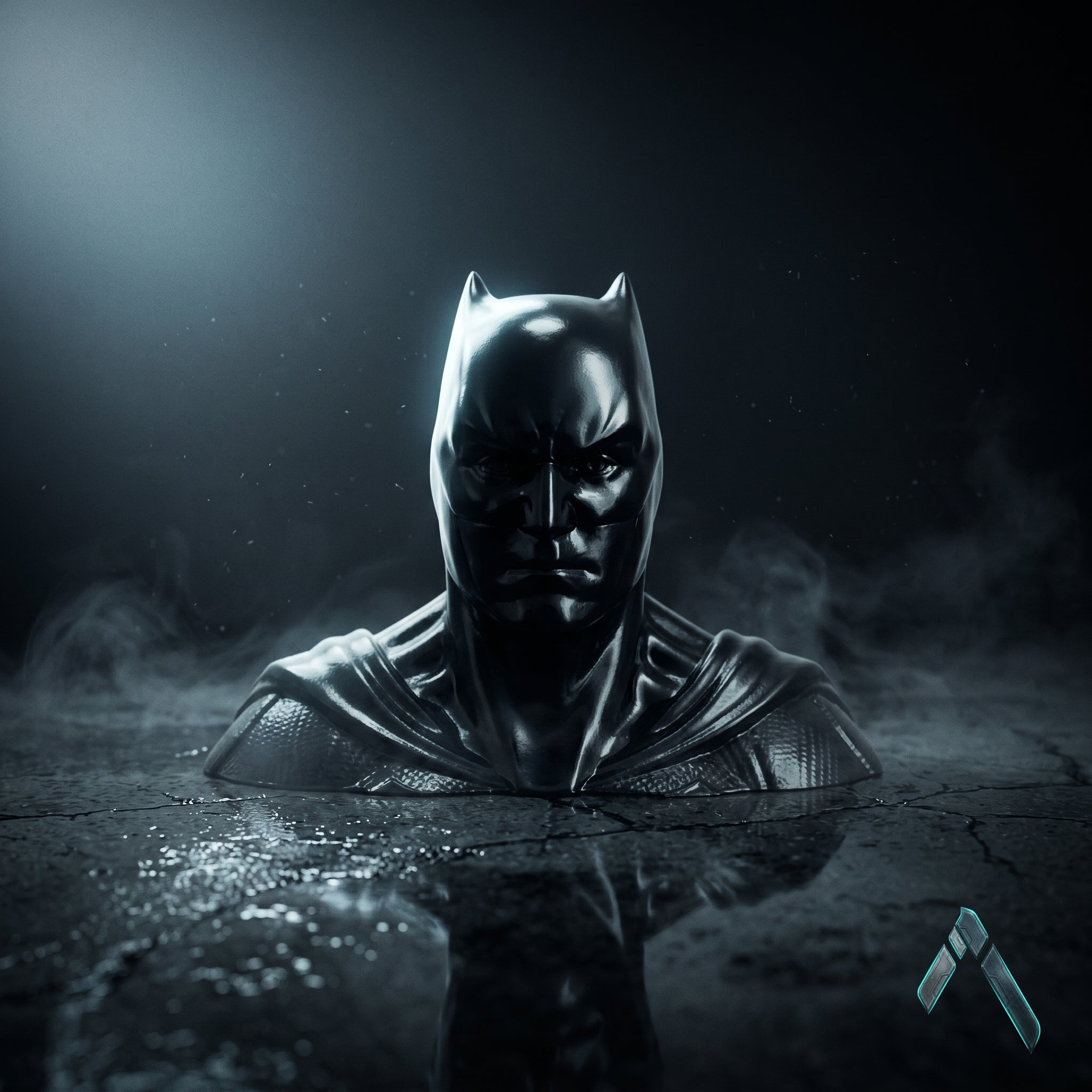 Batman Dark Knight Bust Sculpture Glossy Black — DC Collectible India | Archadia Decors