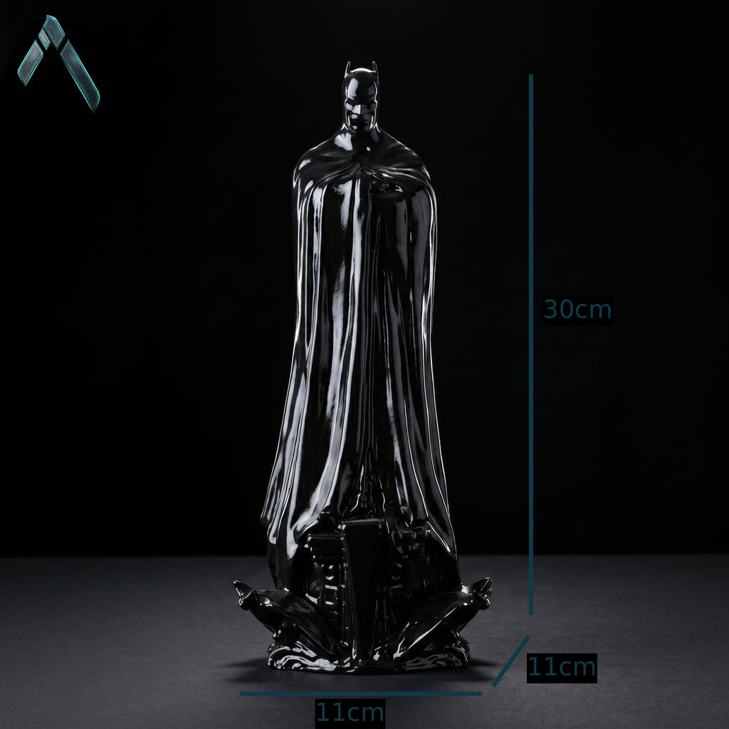 Batman Dark Knight Gloss Figurine | Premium Resin Collectible | DC Fan Art Sculpture
