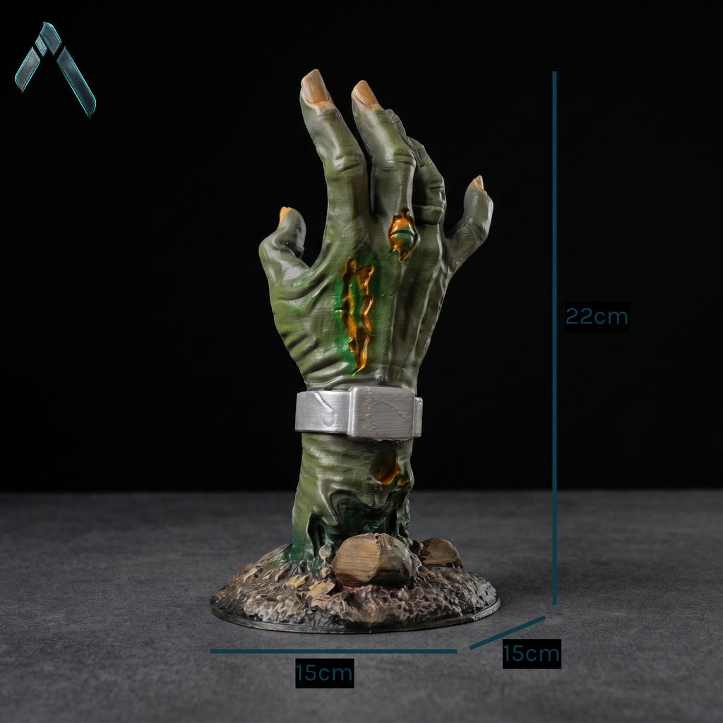 Zombie Hand Controller Holder Stand PS5 PS4 Gaming Desk Sculpture | Archadia